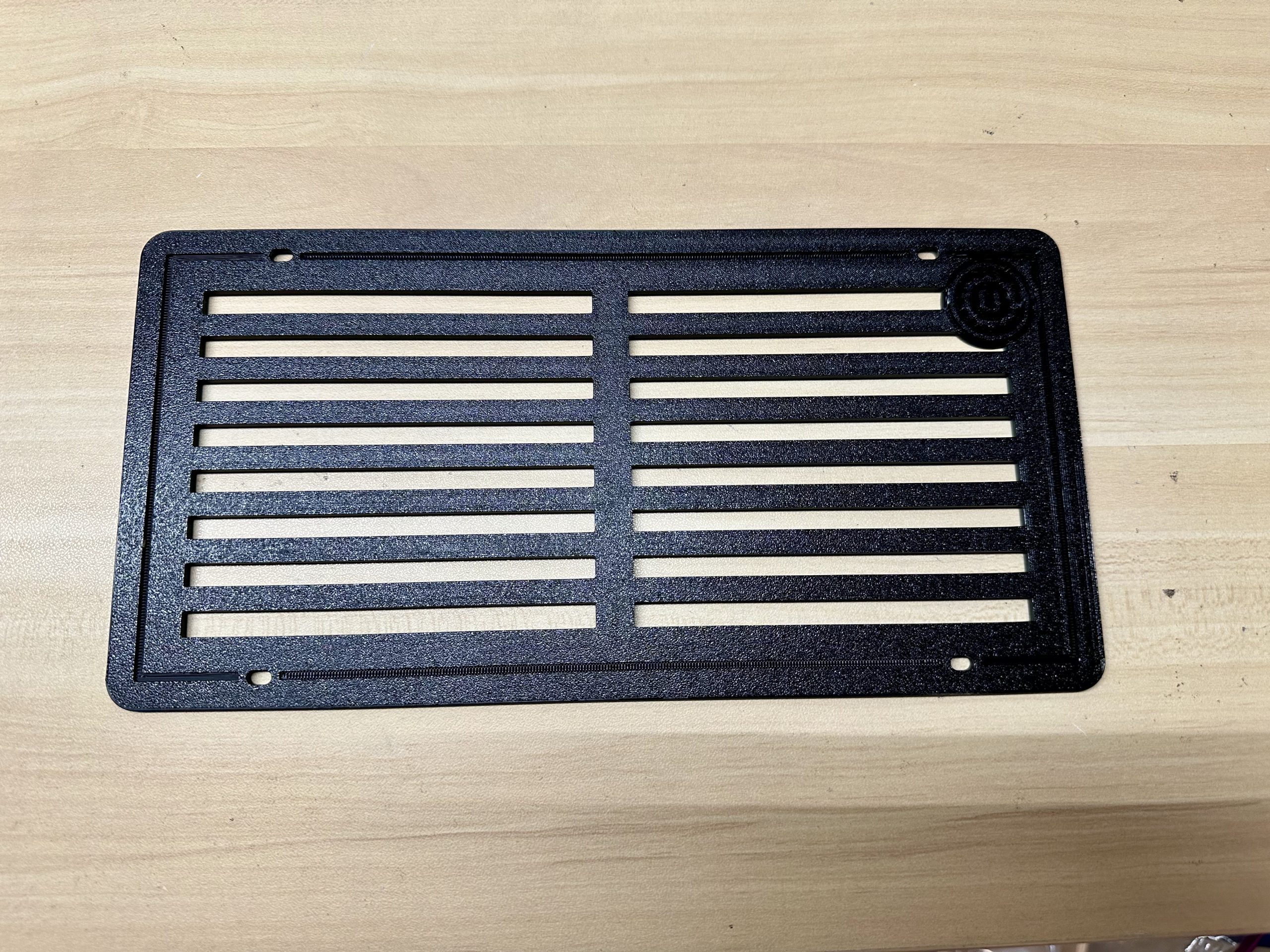 Vanagon Westfalia Full Camper BLANK Rear Heater Cover Plate - Image 2