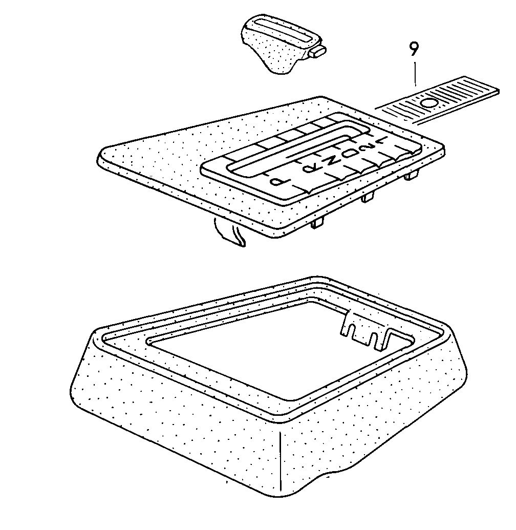 Cover Strip, Auto Transmission Selector - Image 2