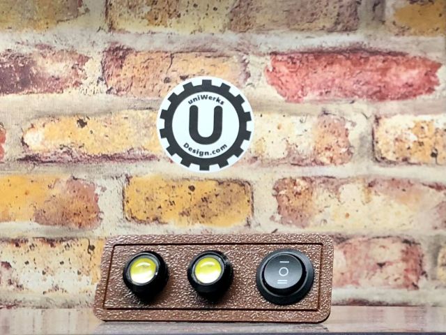 Door Light PowerPod® - Brown Housing, White LEDs